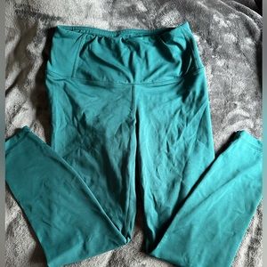 Teal leggings size medium